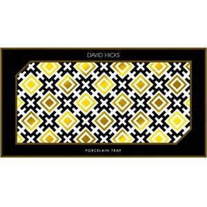 Beautiful David Hicks large trinket tray with gorgeous gilded detail. NWB